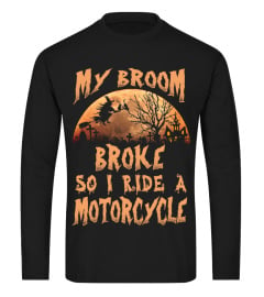 [halloween] Broom Broke - Ride a Motorcycle