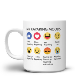 My kayaking mood t shirt