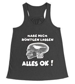 Habe mich röntgen lassen, alles ok