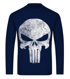 Marvel Punisher Skull Symbol Distressed Premium T-Shirt