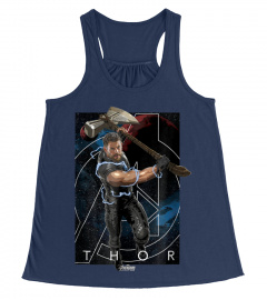 Marvel Infinity War Thor Stormbreaker Galaxy Graphic T-Shirt