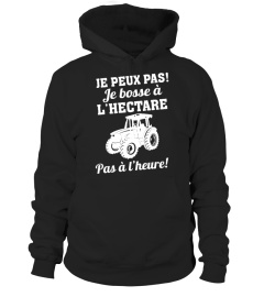 Tracteur : Je Bosse à l'hectare T-Shirt