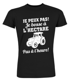 Tracteur : Je Bosse à l'hectare T-Shirt