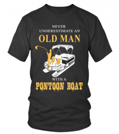 Old Man With A Pontoon Boat