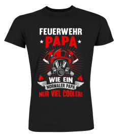 Herren Feuerwehr Papa Geschenk  Lustiges Geburtstag Vater T-Shirt