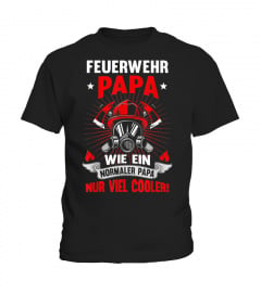 Herren Feuerwehr Papa Geschenk  Lustiges Geburtstag Vater T-Shirt