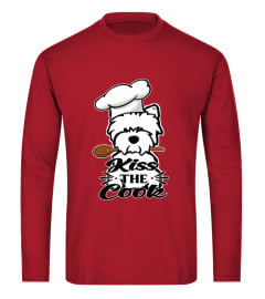 Kiss The Cook - Funny Westie T-shirt