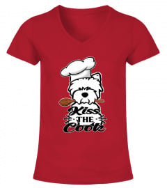 Kiss The Cook - Funny Westie T-shirt