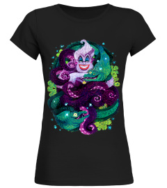 Disney The Little Mermaid Ursula Sea Witch Painting T-Shirt