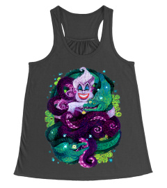 Disney The Little Mermaid Ursula Sea Witch Painting T-Shirt