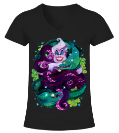 Disney The Little Mermaid Ursula Sea Witch Painting T-Shirt