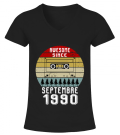 Awesome Since september 1990 shirt