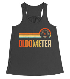 Vintage OLDOMETER 40 Funny 40th Birthday gift for men T-Shirt