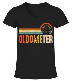 Vintage OLDOMETER 40 Funny 40th Birthday gift for men T-Shirt