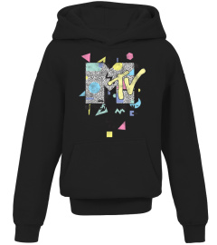 Mtv Retro Shape Design Logo Graphic T Sh