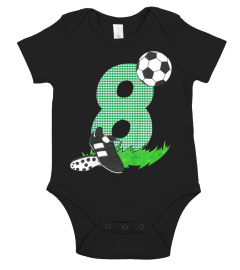 Kinder Geburtstagsshirt 8 Jahre Fussball T-Shirt 8. Geburtstag