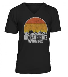 Retro Jackson Hole Wyoming T Shirt