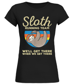 Faultier Shirt Sloth Running Team Geschenk Laufen Sport