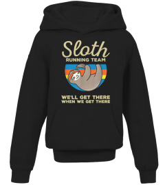 Faultier Shirt Sloth Running Team Geschenk Laufen Sport