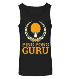 T-Shirt Tischtennis Tischtennisspieler Ping Pong Spruch Guru