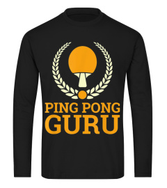 T-Shirt Tischtennis Tischtennisspieler Ping Pong Spruch Guru