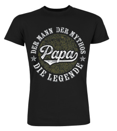 Herren Papa der Mann der Mythos die Legende - T-shirt