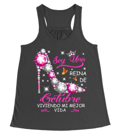 Soy una reina de Octubre viviendo mi mejor vida T Shirt, Sweatshirt, Hoodie