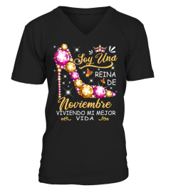 Soy una reina de Noviembre viviendo mi mejor vida T Shirt, Sweatshirt, Hoodie