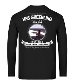 USS Greenling (SSN 614) Hoodie