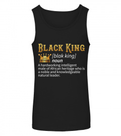 Black King Definition Dashiki African Heritage Graduation T-Shirt