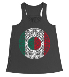 Aztec Calendar Sun Stone Mexican Art Carving Maya Mayans t shirt