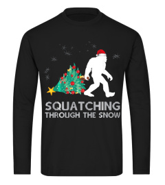 Funny Sasquatch Christmas Squatching Big