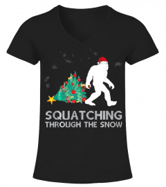 Funny Sasquatch Christmas Squatching Big