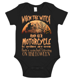 witch and her motorcycle