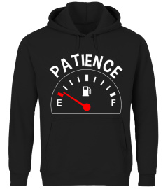 Funny Low Battery Level Patience Running Out T shirt
