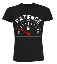 Funny Low Battery Level Patience Running Out T shirt