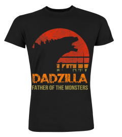 Dadzilla Birthday T-shirt Gifts For Dad Fathers Day Novelty Premium T-Shirt