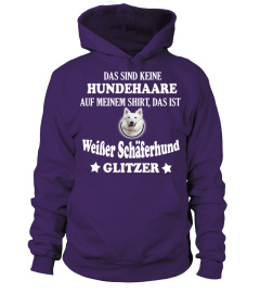 Weißer Schäferhund Glitzer T-shirt