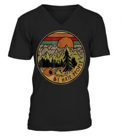 I Love Camping I Hate People T Shirt Out