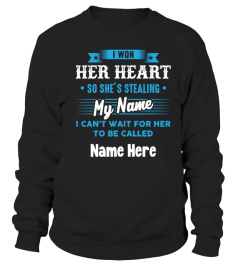 I Won Her Heart - Personalized