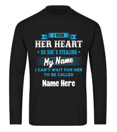 I Won Her Heart - Personalized