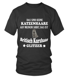 Britisch Kurzhaare Glitzer T-shirt