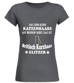 Britisch Kurzhaare Glitzer T-shirt
