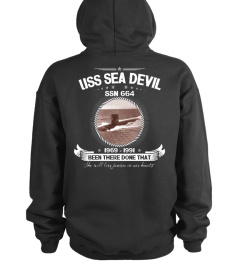 USS Sea Devil (SSN 664) Hoodie