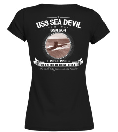 USS Sea Devil (SSN 664) Hoodie