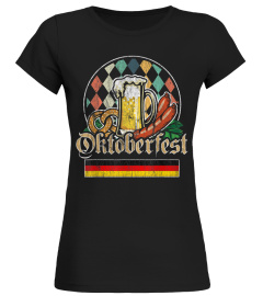 Vintage Oktoberfest Shirt Drinking Germany Beer Oktoberfest T-Shirt