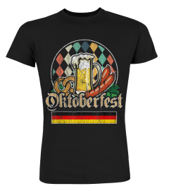 Vintage Oktoberfest Shirt Drinking Germany Beer Oktoberfest T-Shirt