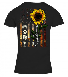Jeep Simple Woman Sunflower Shirt