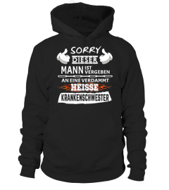 Herren Herren Shirt Dieser Mann ist vergeben an Krankenschwester