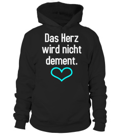 Pflegekraft T-Shirt Herz Nicht Dement Spruch Pflegekraft